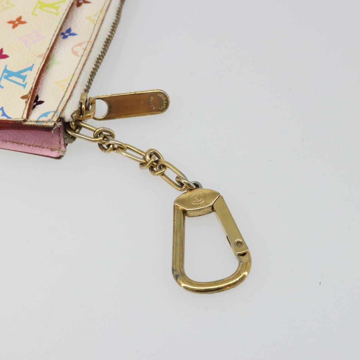 LOUIS VUITTON Monogram Multicolor Pochette Cles NM Purse M93734 LV Auth 185773