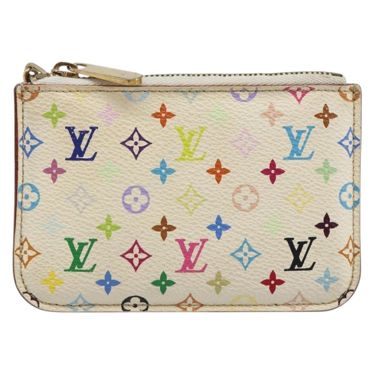 LOUIS VUITTON Monogram Multicolor Pochette Cles NM Purse M93734 LV Auth 185773