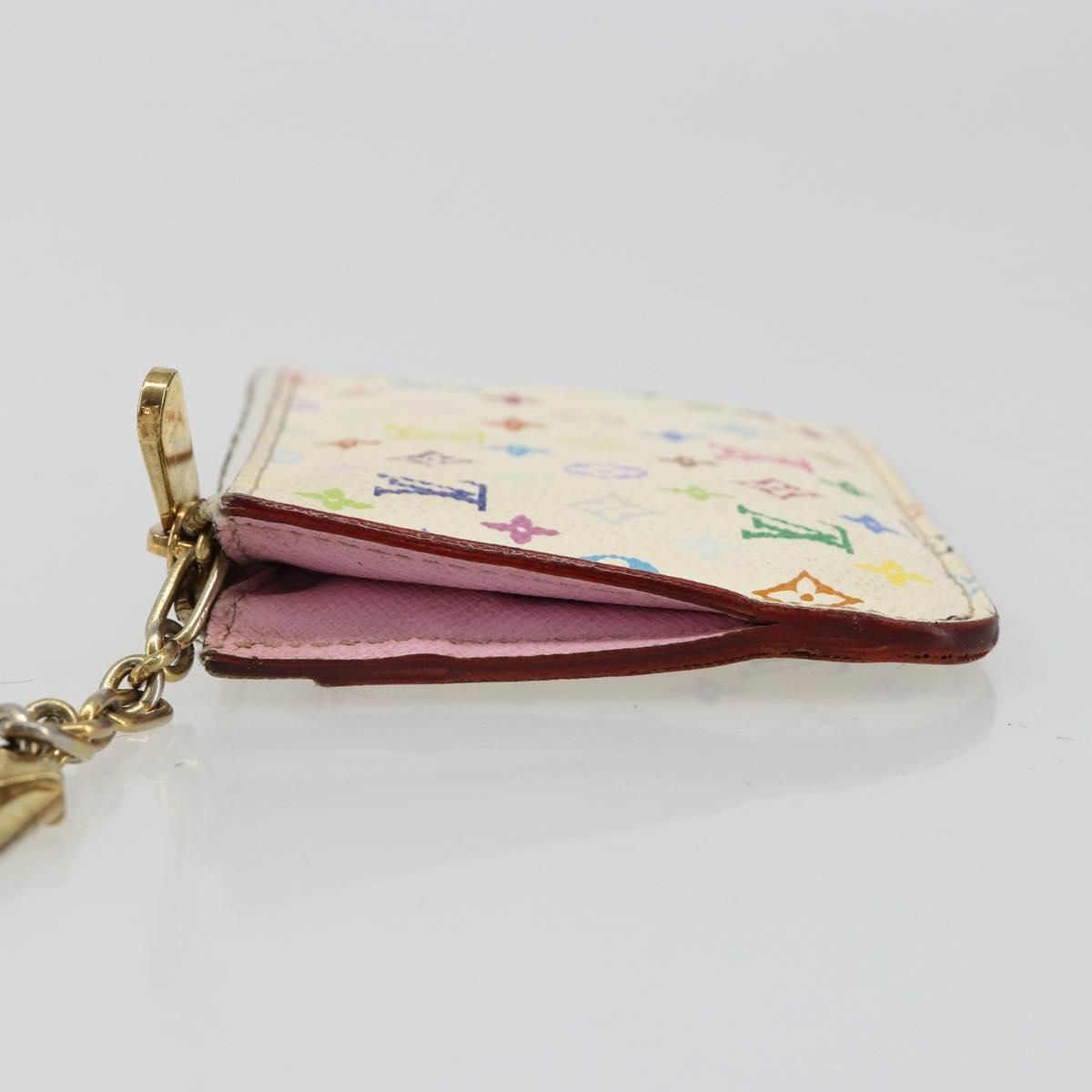 LOUIS VUITTON Monogram Multicolor Pochette Cles NM Purse M93734 LV Auth 185773