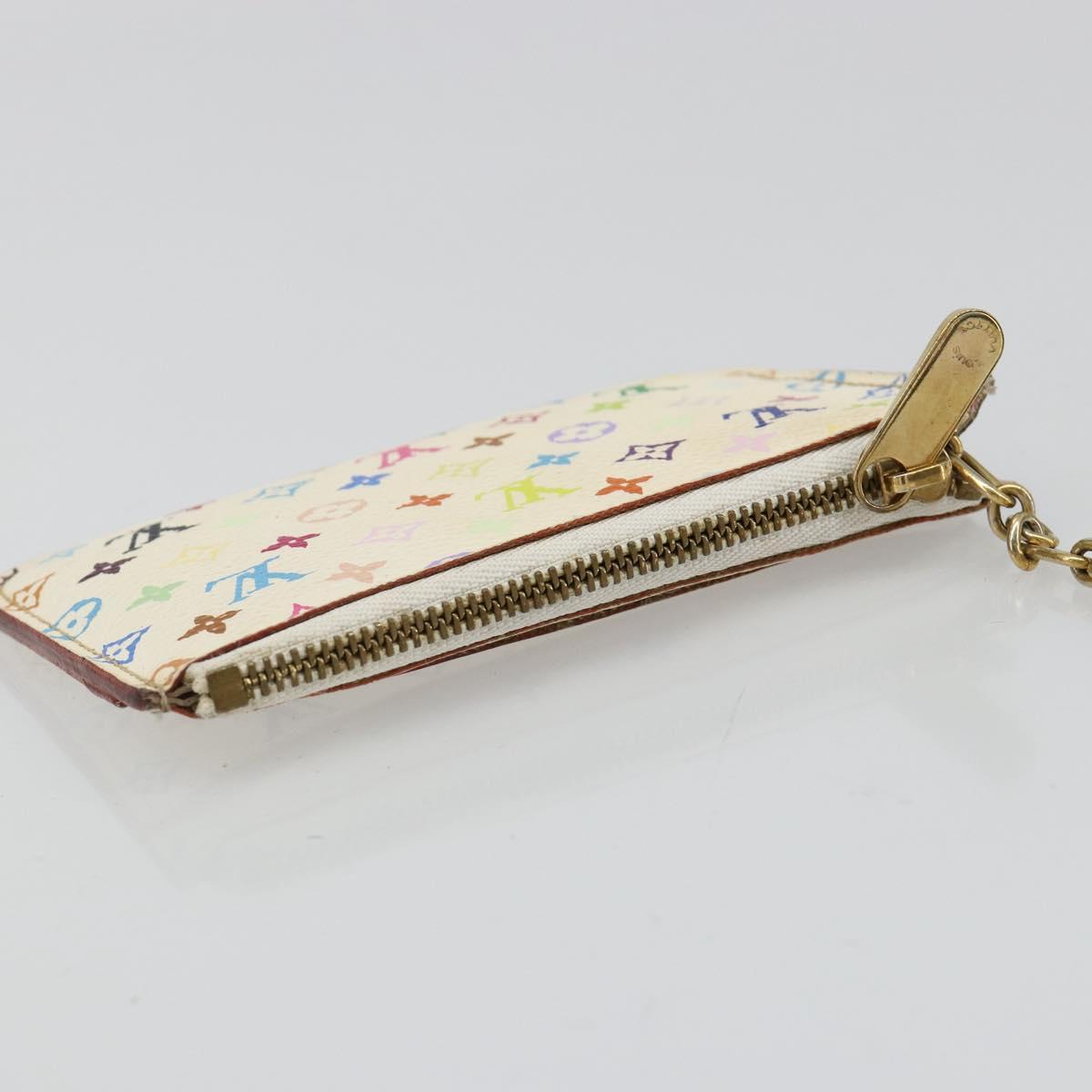 LOUIS VUITTON Monogram Multicolor Pochette Cles NM Purse M93734 LV Auth 185773