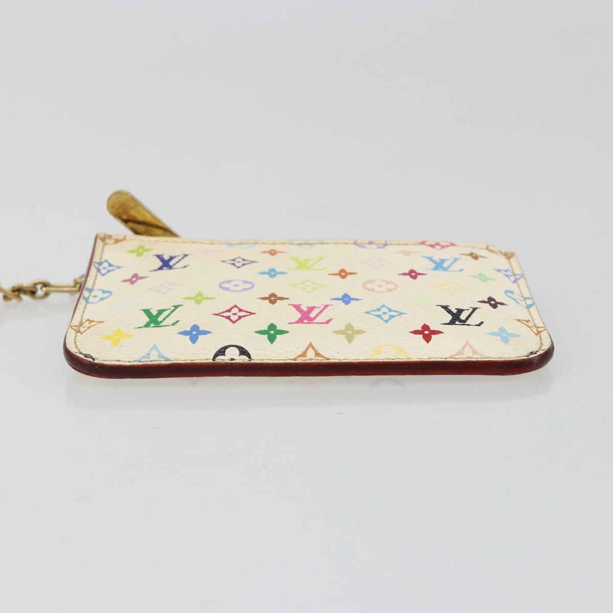 LOUIS VUITTON Monogram Multicolor Pochette Cles NM Purse M93734 LV Auth 185773