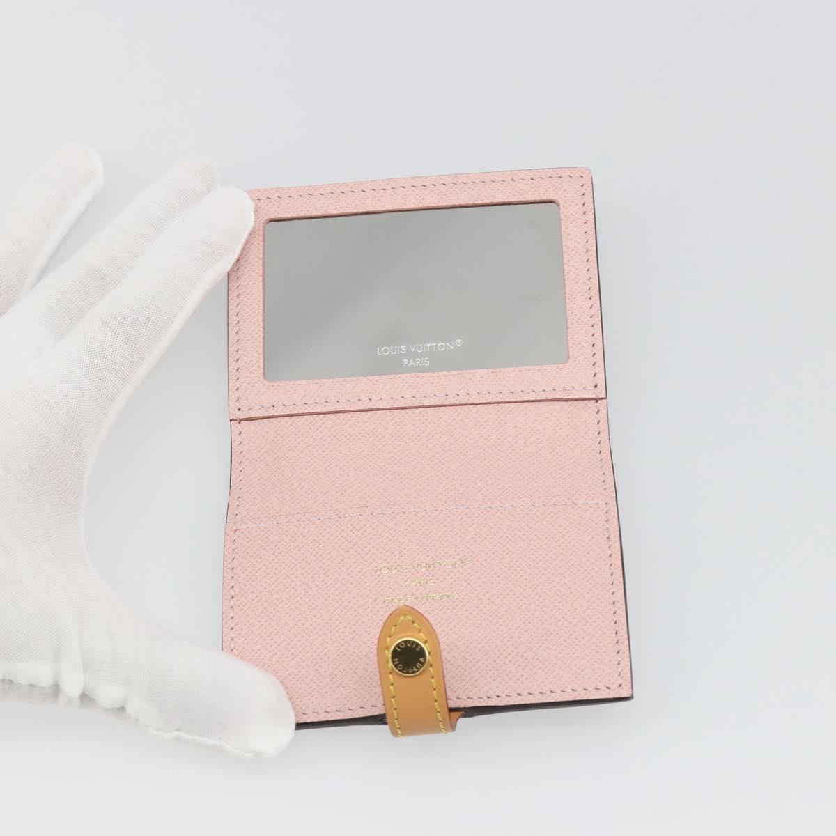 LOUIS VUITTON Monogram Mattifying Paper Case Hand Mirror LBC003 LV Auth 185778M