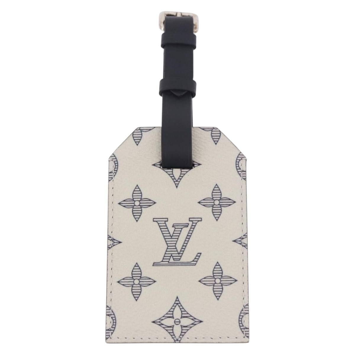 LOUIS VUITTON Savanna Chapman Brothers Porto Address Tag M54139 Auth 185779M