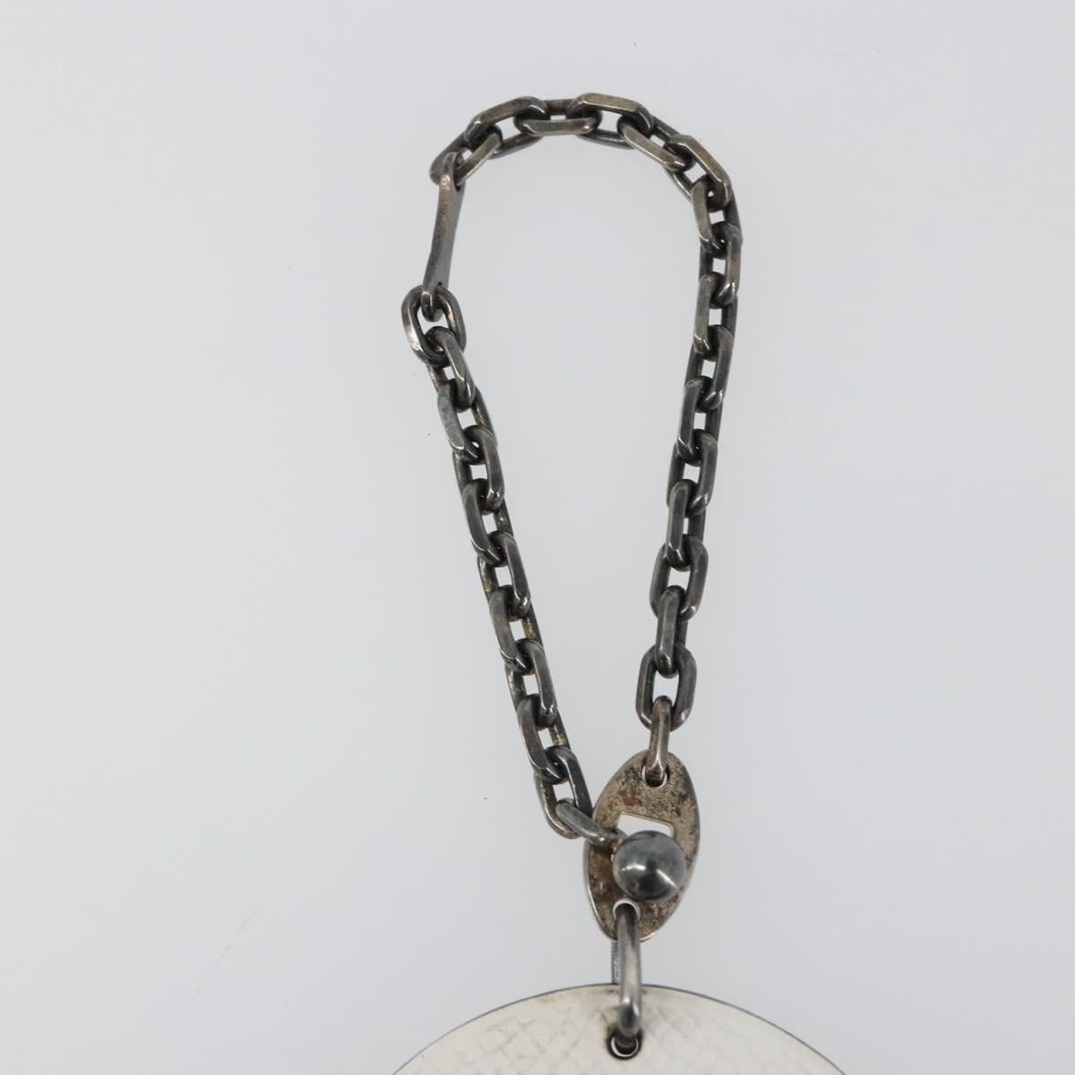 HERMES Penguin Charm Leather White Auth 185783M