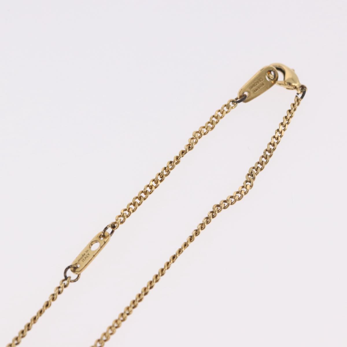 LOUIS VUITTON Collier LV Upside Down Necklace metal Gold M62682 LV Auth 185785M