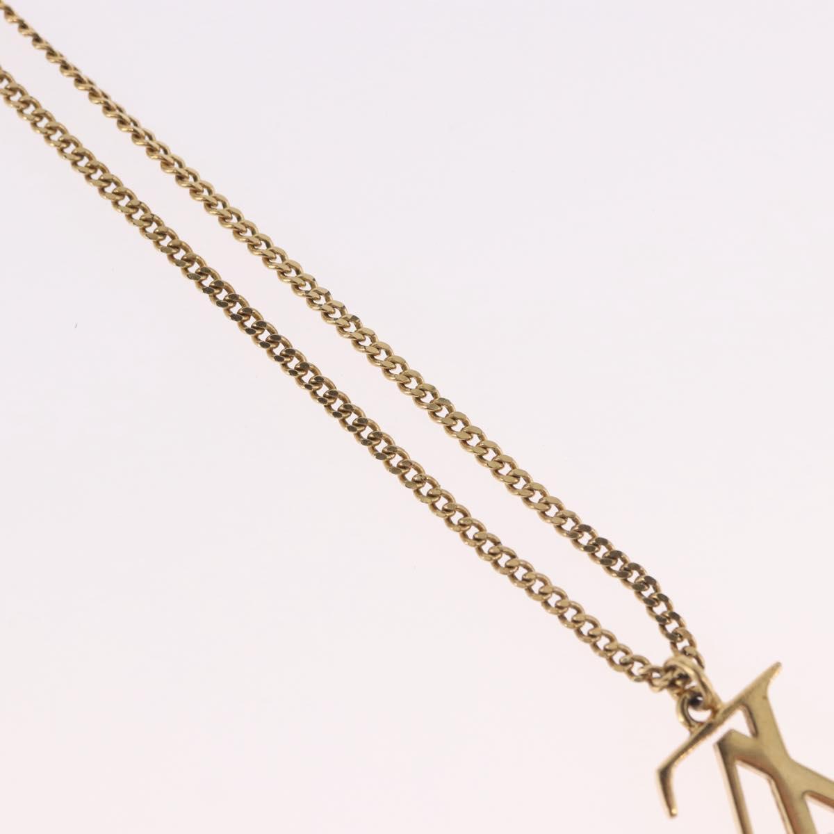 LOUIS VUITTON Collier LV Upside Down Necklace metal Gold M62682 LV Auth 185785M
