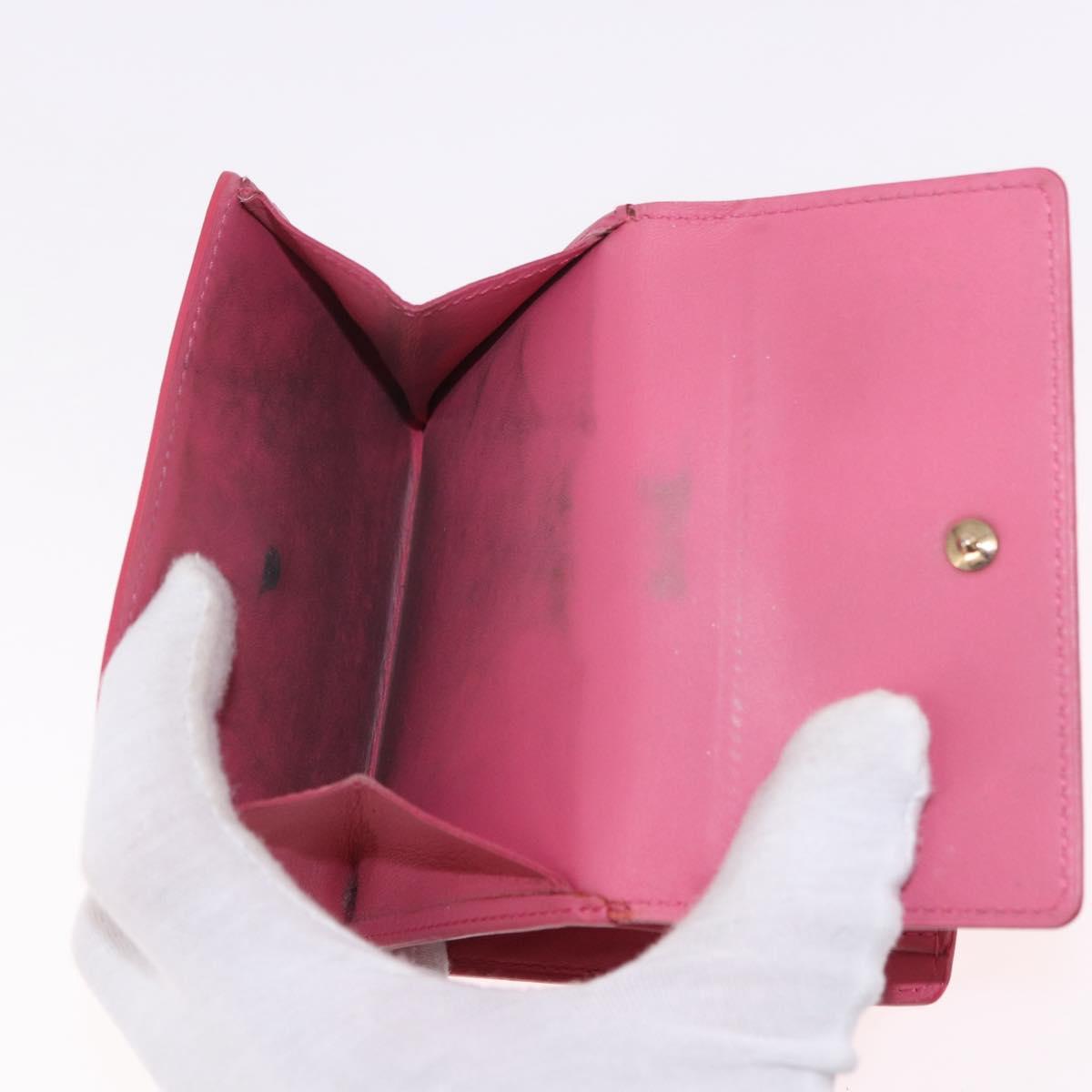 LOUIS VUITTON Vernis Porte Monnaie Bier Cartes Crdit Wallet M9139F Auth 185819