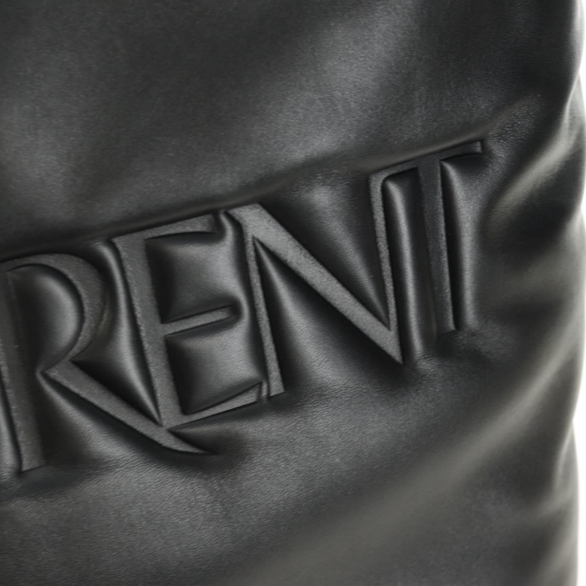 SAINT LAURENT Tote Bag Lamb Skin Black Auth 185833SM