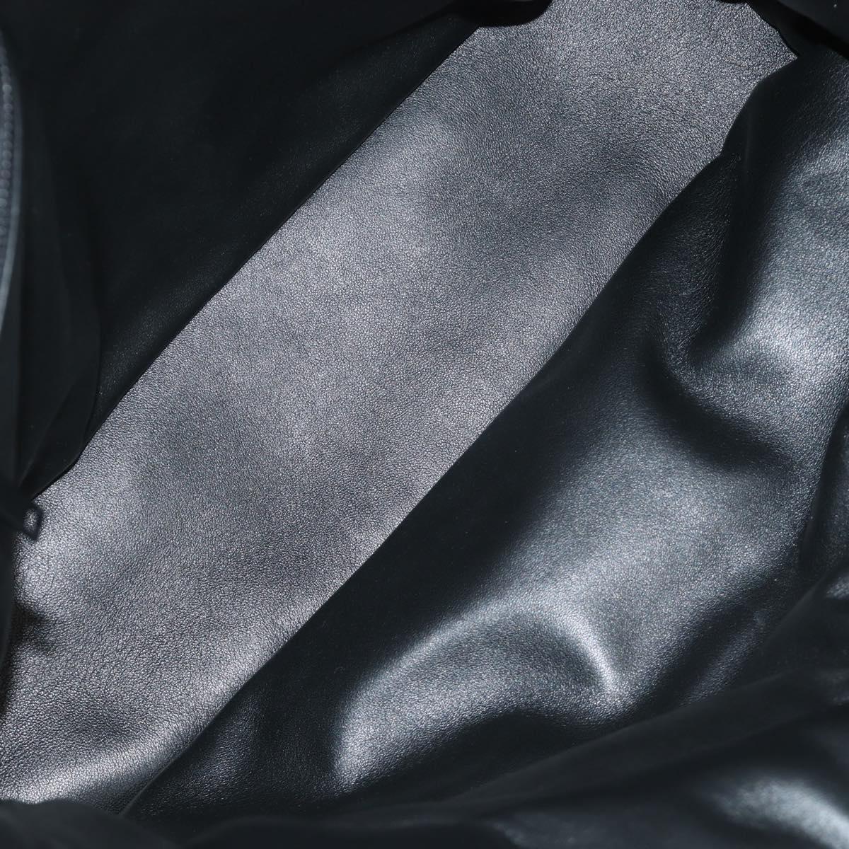SAINT LAURENT Tote Bag Lamb Skin Black Auth 185833SM