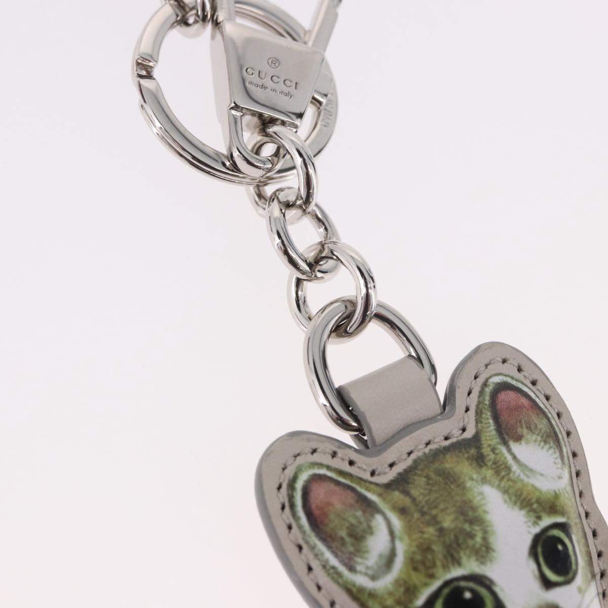 GUCCI GG Supreme Yuko Higuchi Boris Charm PVC Gray Auth 185848SM