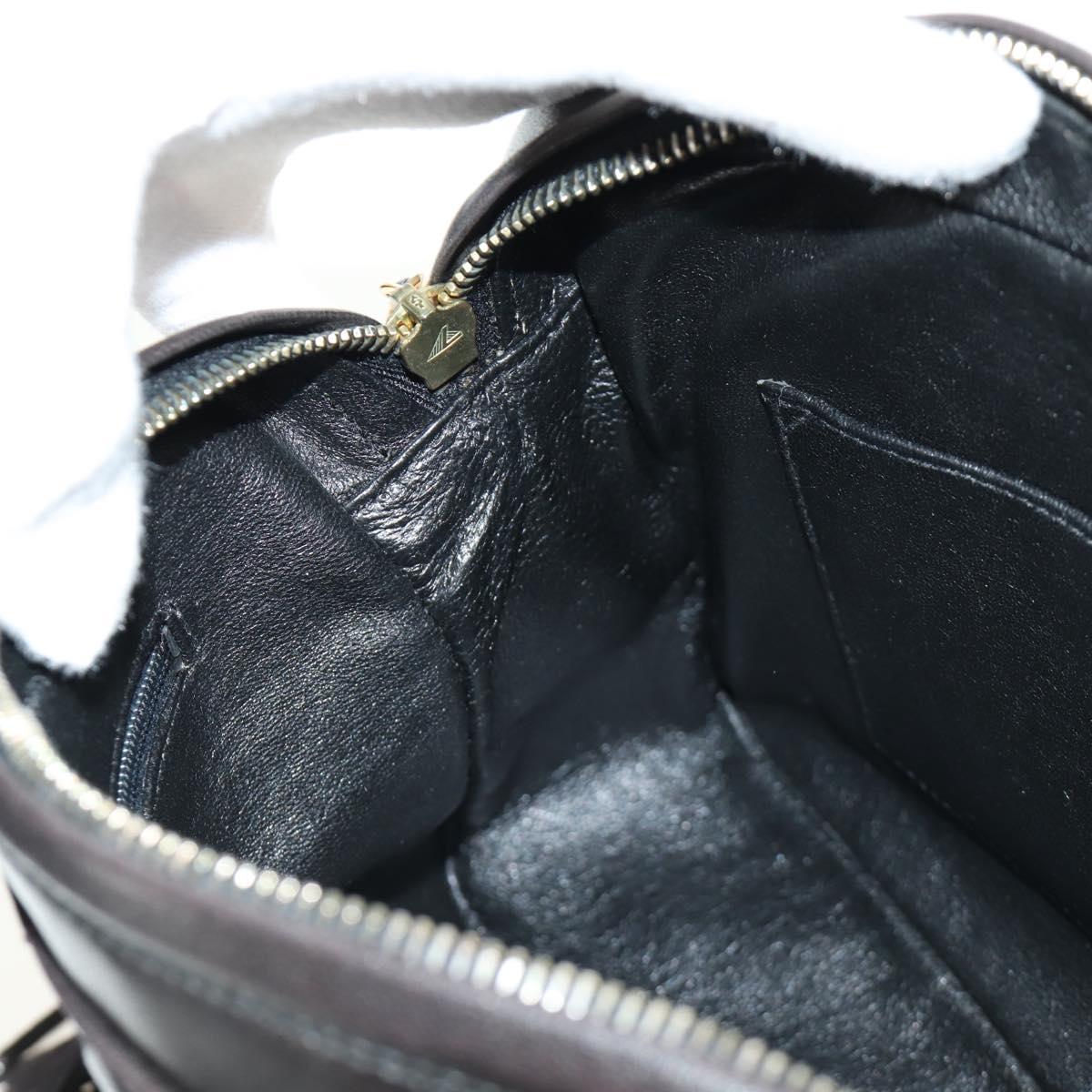 CHANEL Matelasse Chain Shoulder Bag Lamb Skin Gold Black CC Auth 185851SM