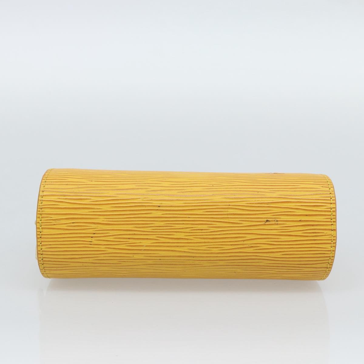 LOUIS VUITTON Epi Dauphine PM Pouch Yellow M48449 LV Auth 185864