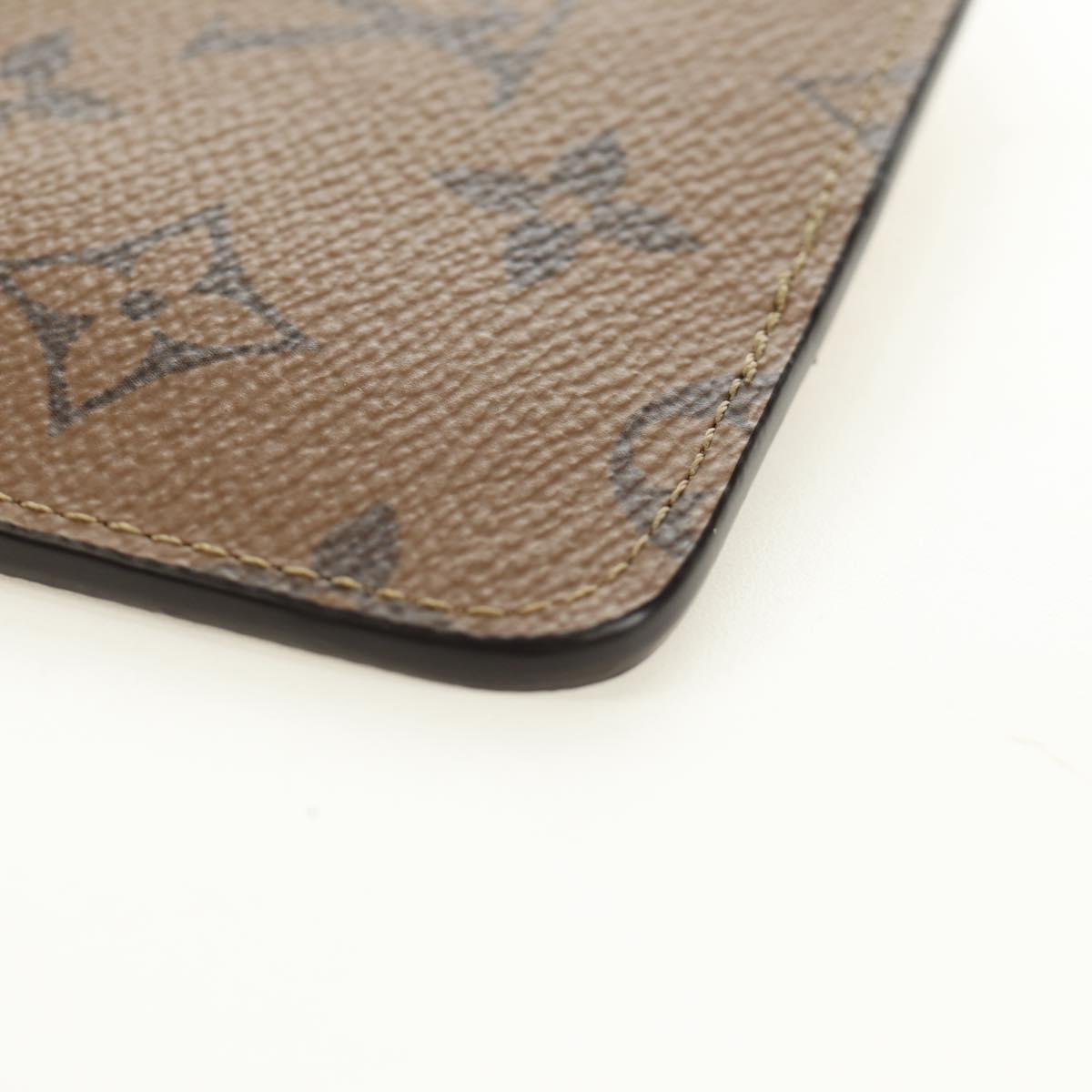 LOUIS VUITTON Monogram Reverse Porte Cartes Romy Coin Purse M81912 Auth 185868M