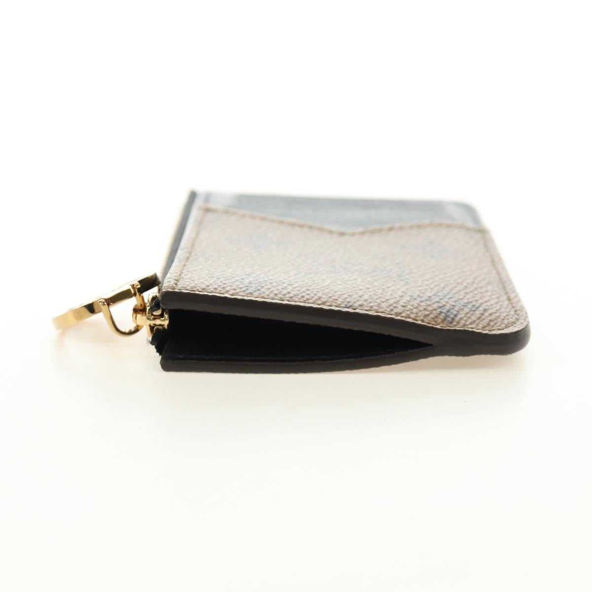 LOUIS VUITTON Monogram Reverse Porte Cartes Romy Coin Purse M81912 Auth 185868M