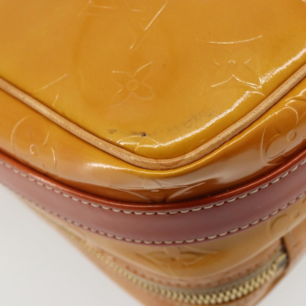 LOUIS VUITTON Monogram Vernis Wooster Shoulder Bag Beige LV Auth 185903