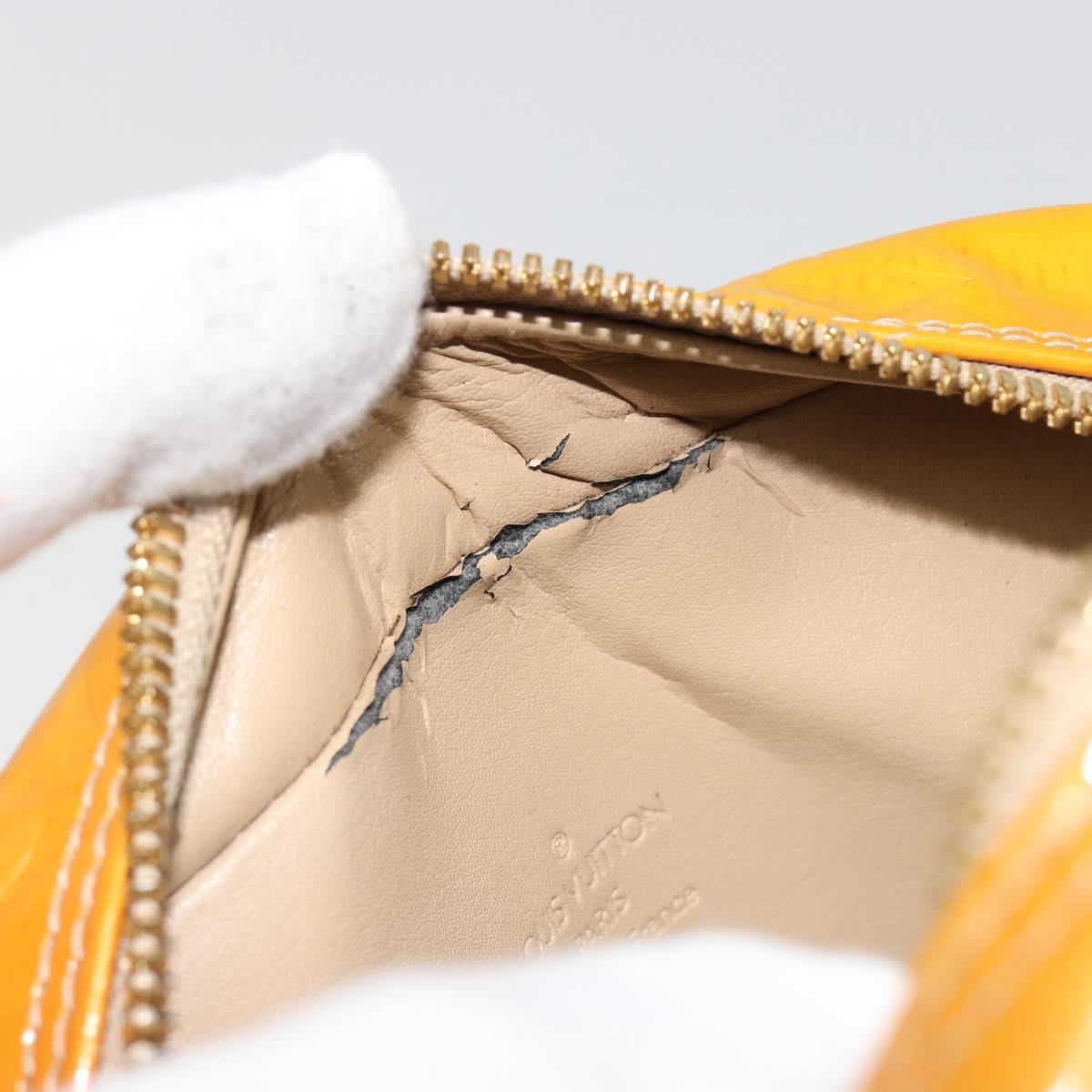 LOUIS VUITTON Monogram Vernis Wooster Shoulder Bag Beige LV Auth 185903