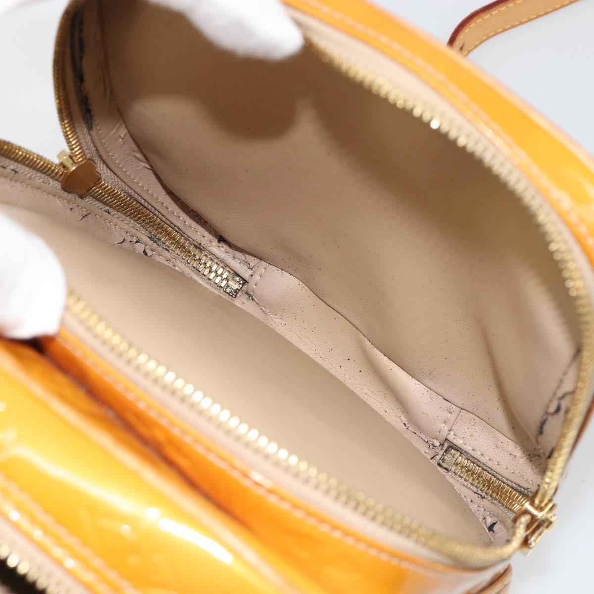 LOUIS VUITTON Monogram Vernis Wooster Shoulder Bag Beige LV Auth 185903