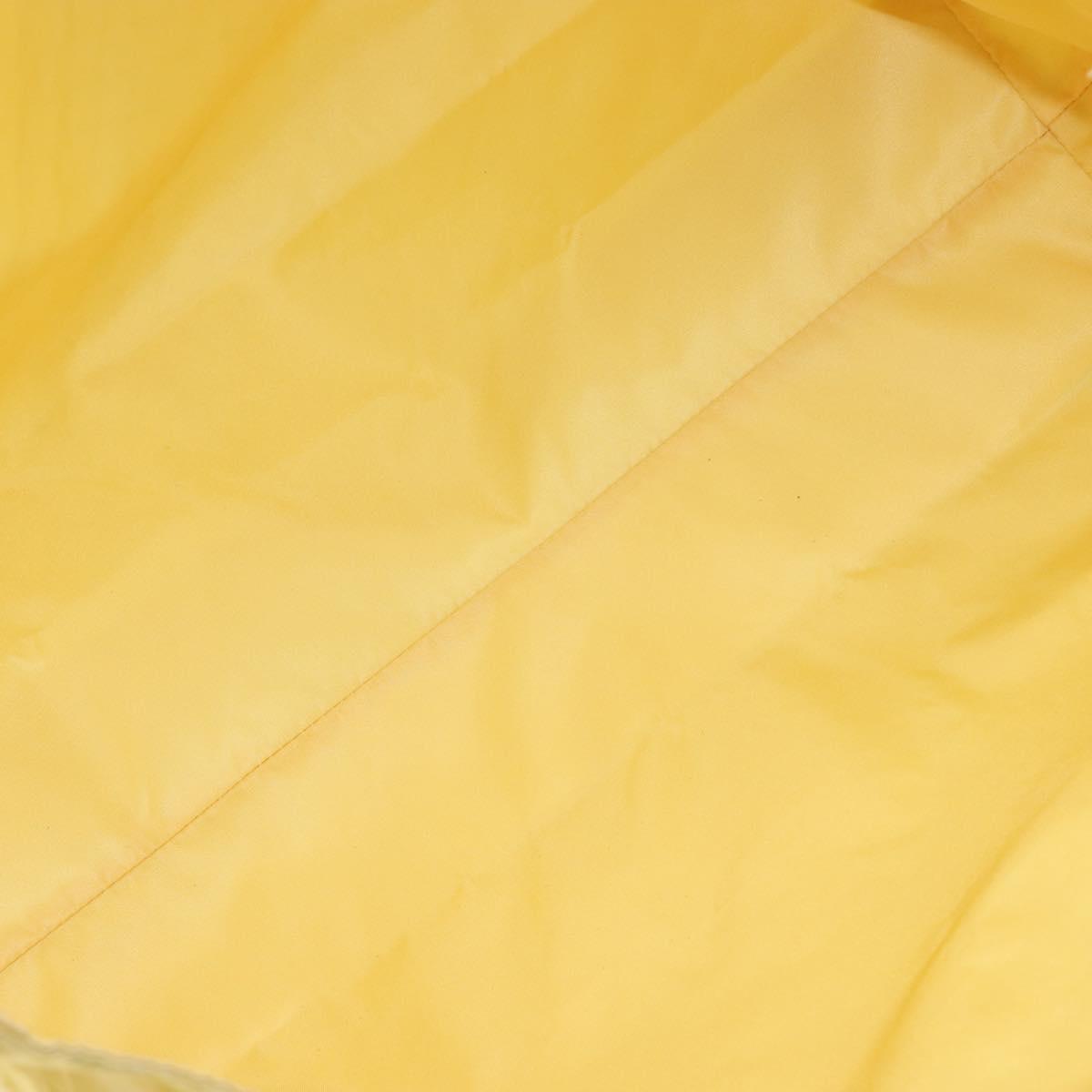 BOTTEGA VENETA INTRECCIATO Tote Bag Nylon Yellow Auth 185904A