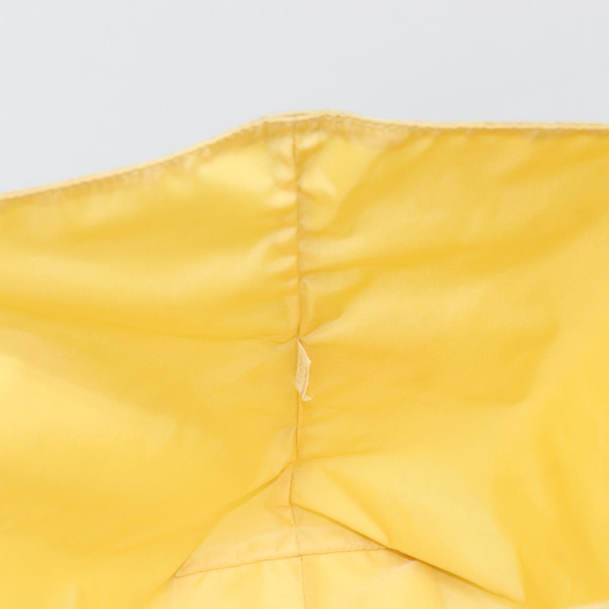 BOTTEGA VENETA INTRECCIATO Tote Bag Nylon Yellow Auth 185904A