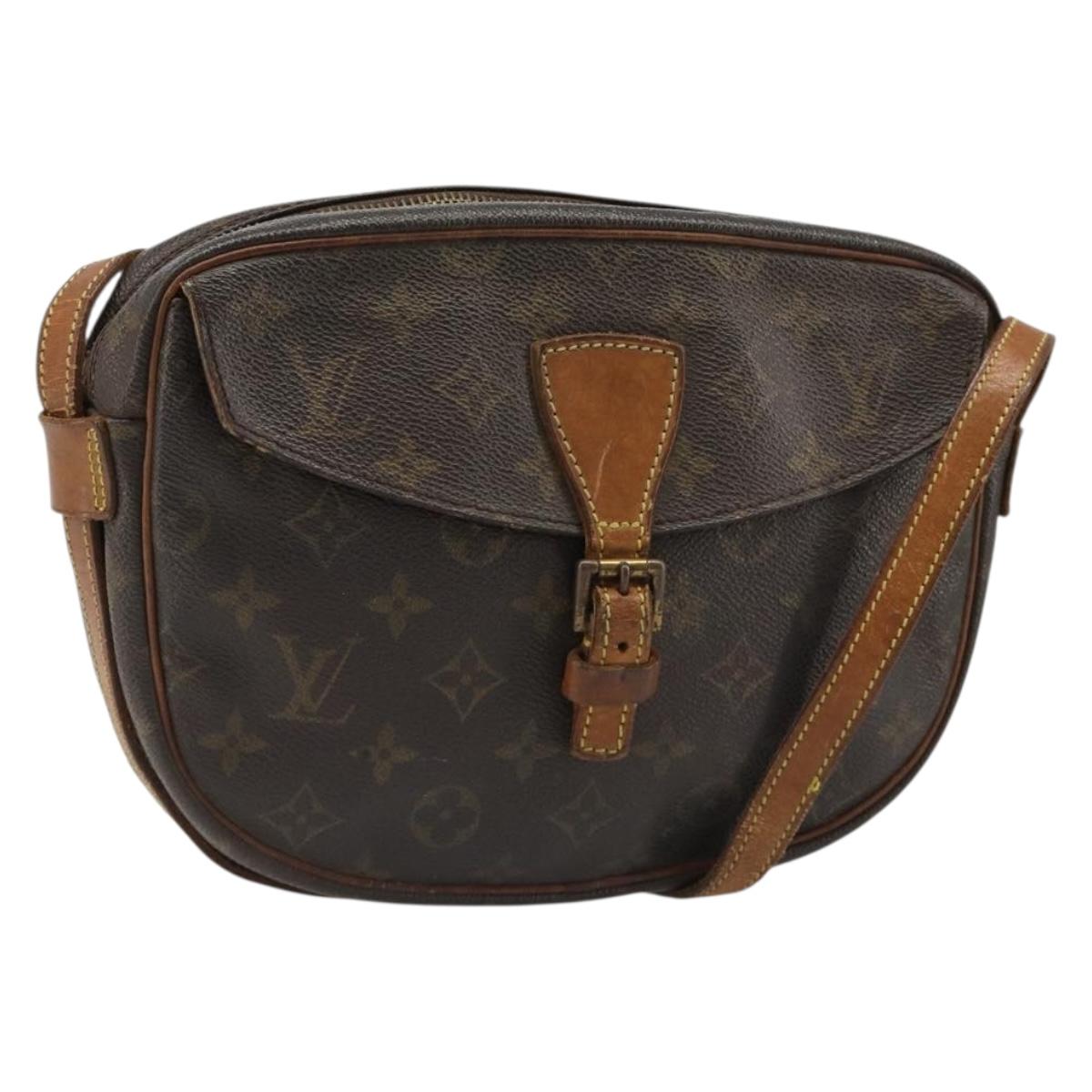LOUIS VUITTON Monogram Jeune Fille MM Shoulder Bag M51226 LV Auth 185920