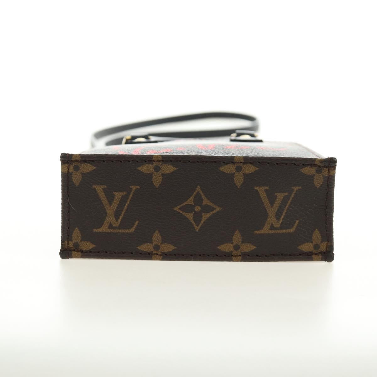 LOUIS VUITTON Monogram Fall in Love Petit Sac Plat Bag 2way M80839 Auth 185929SM