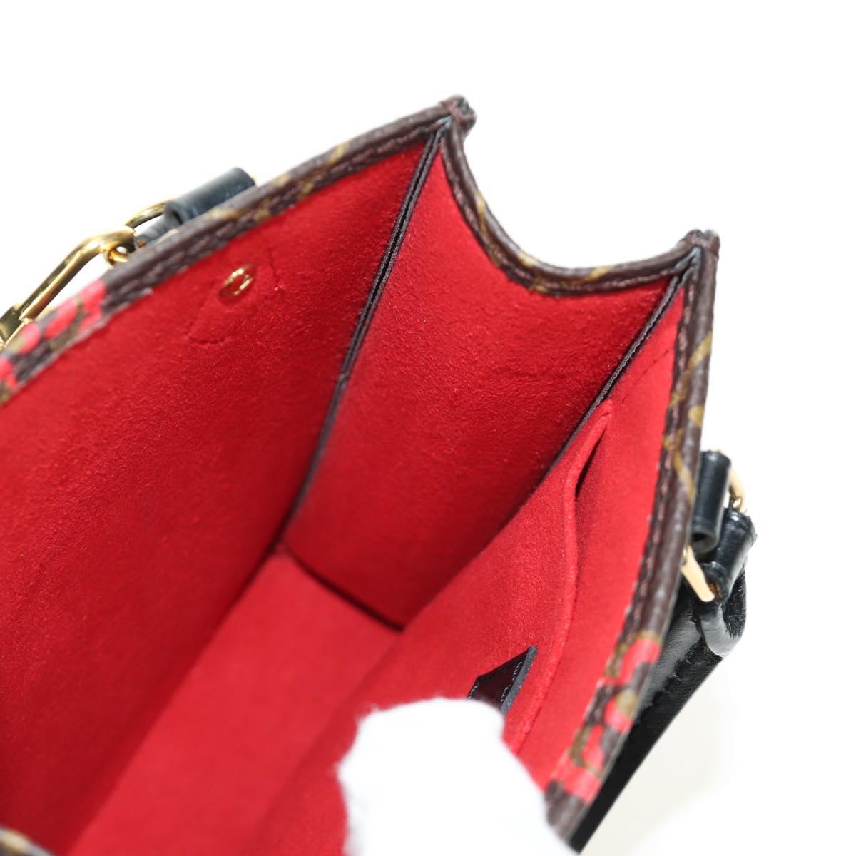 LOUIS VUITTON Monogram Fall in Love Petit Sac Plat Bag 2way M80839 Auth 185929SM