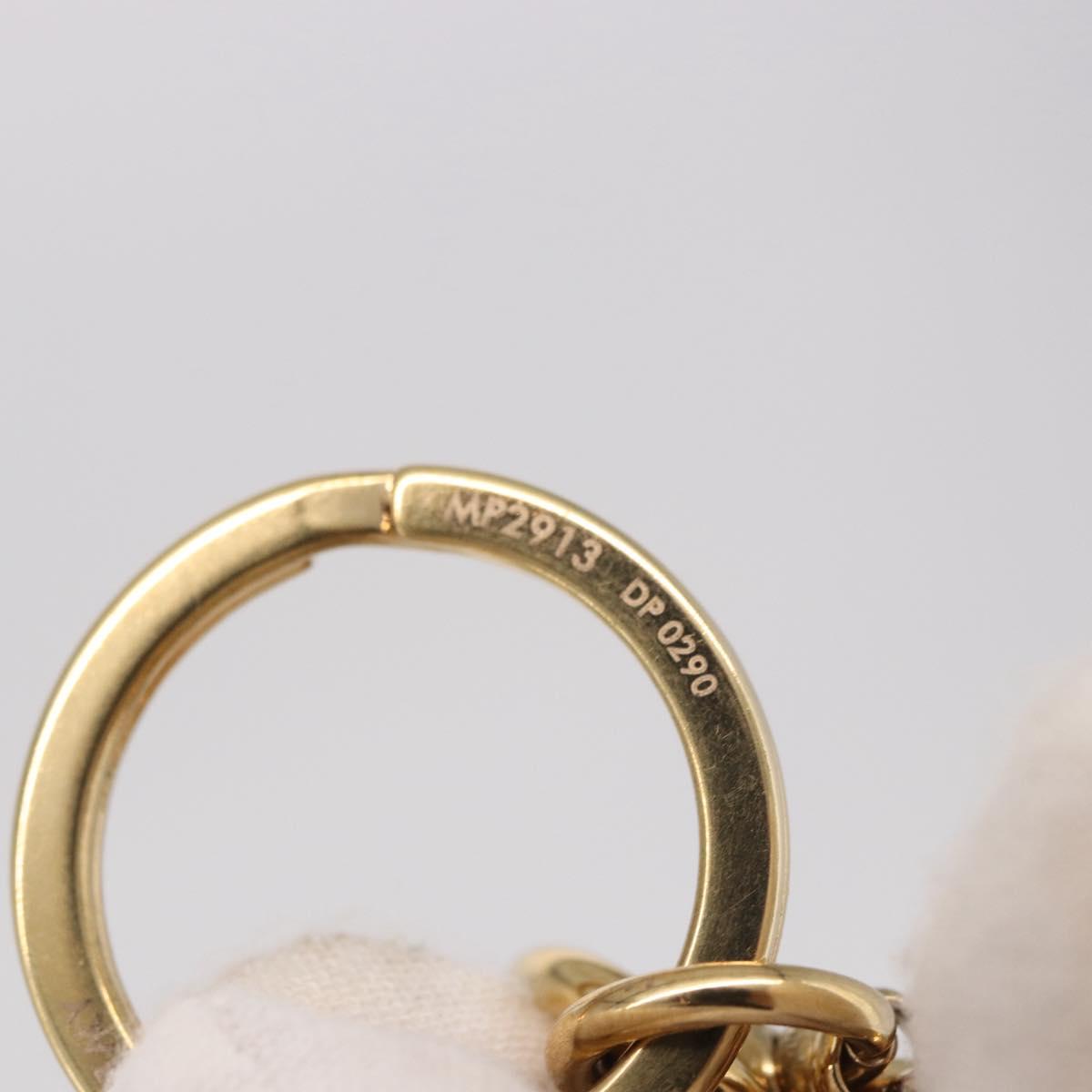 LOUIS VUITTON Metal Porte Cles Game On Key Holder White MP2913 LV Auth 185933M