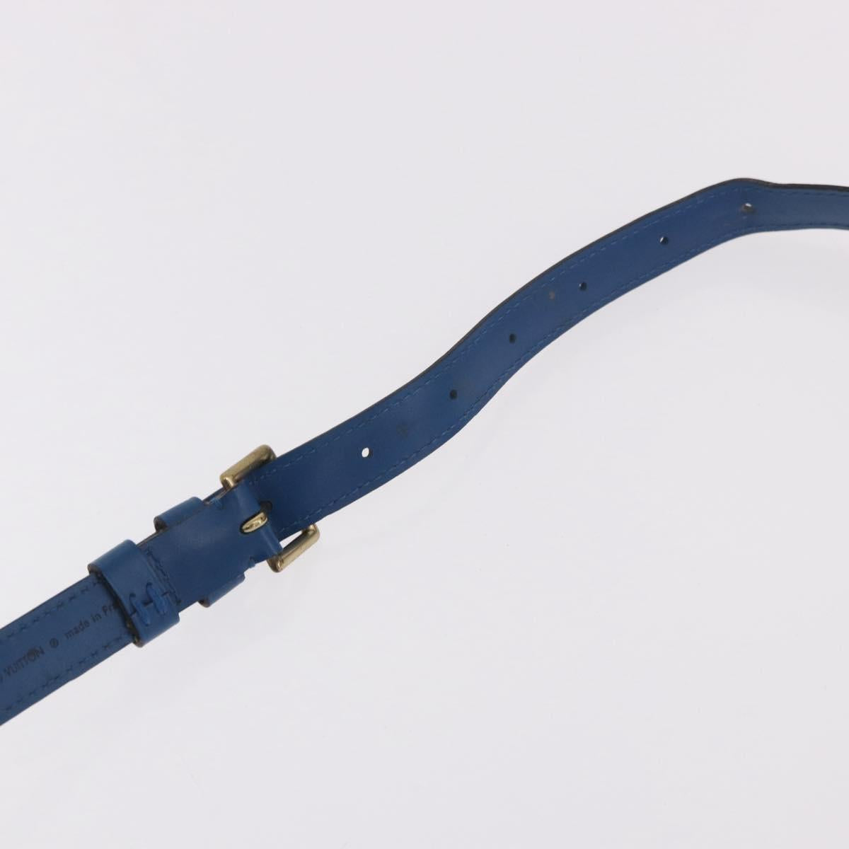 LOUIS VUITTON Epi Nice Hand Bag 2way Toledo Blue M48015 LV Auth 185939SV