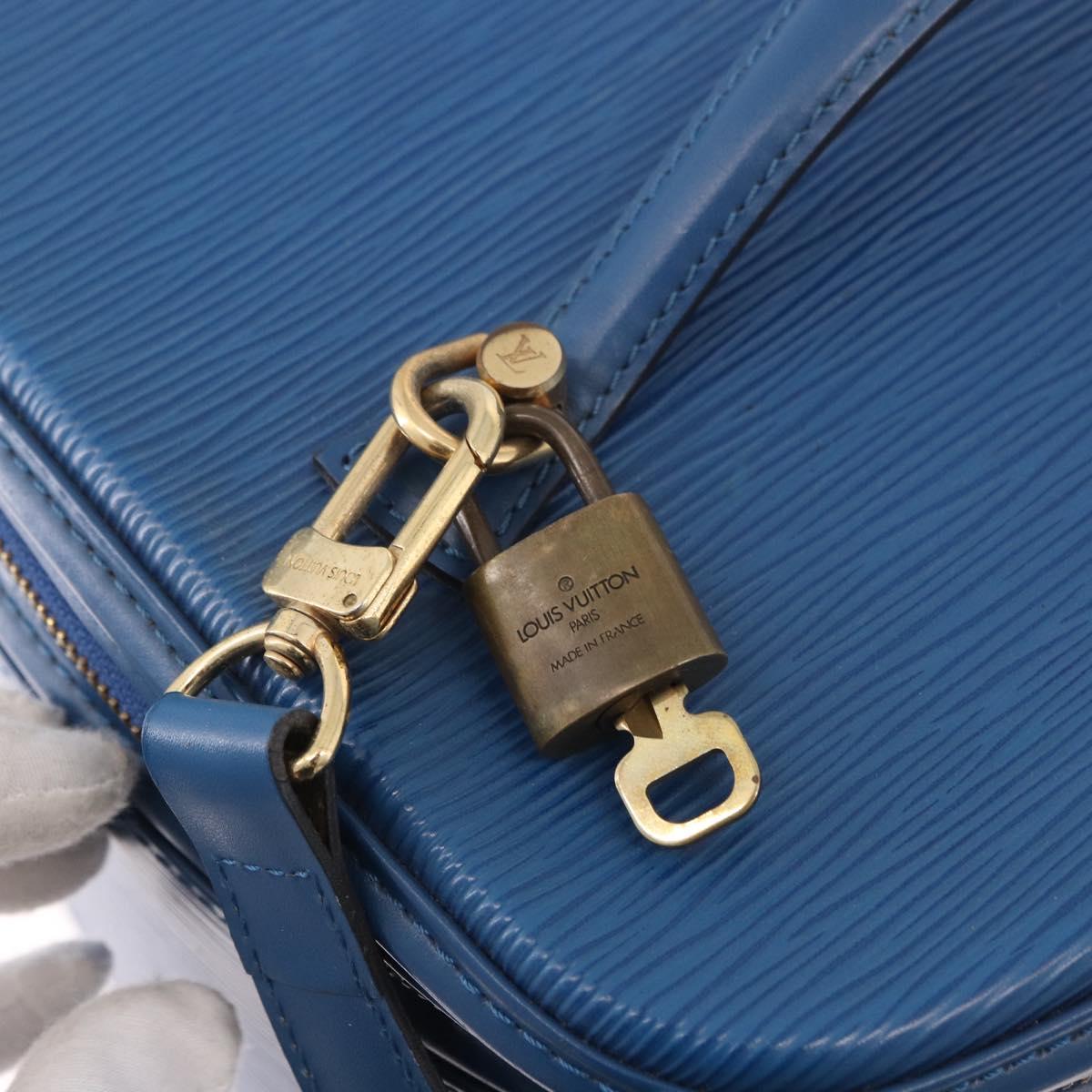 LOUIS VUITTON Epi Nice Hand Bag 2way Toledo Blue M48015 LV Auth 185939SV