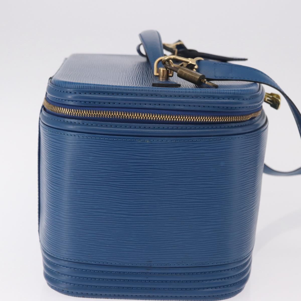 LOUIS VUITTON Epi Nice Hand Bag 2way Toledo Blue M48015 LV Auth 185939SV