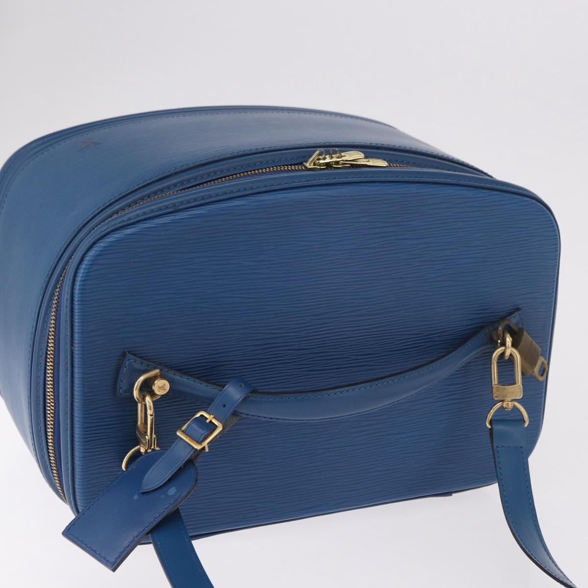 LOUIS VUITTON Epi Nice Hand Bag 2way Toledo Blue M48015 LV Auth 185939SV