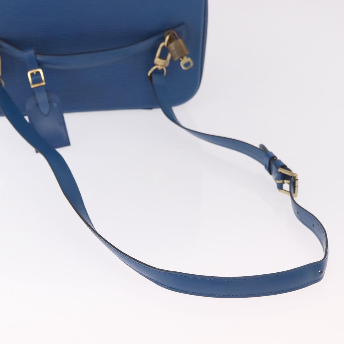 LOUIS VUITTON Epi Nice Hand Bag 2way Toledo Blue M48015 LV Auth 185939SV