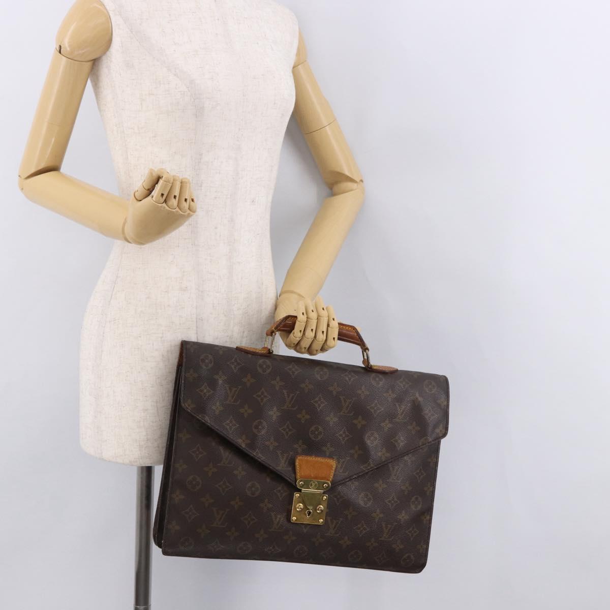 LOUIS VUITTON Monogram Serviette Conseiller Briefcase M53331 LV Auth 185967