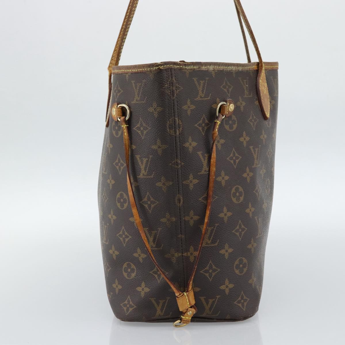 LOUIS VUITTON Monogram Neverfull MM Tote Bag M40156 LV Auth 185982