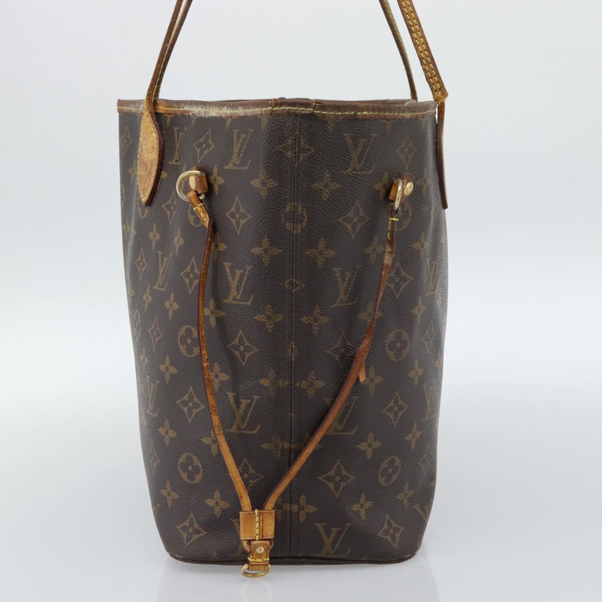 LOUIS VUITTON Monogram Neverfull MM Tote Bag M40156 LV Auth 185982