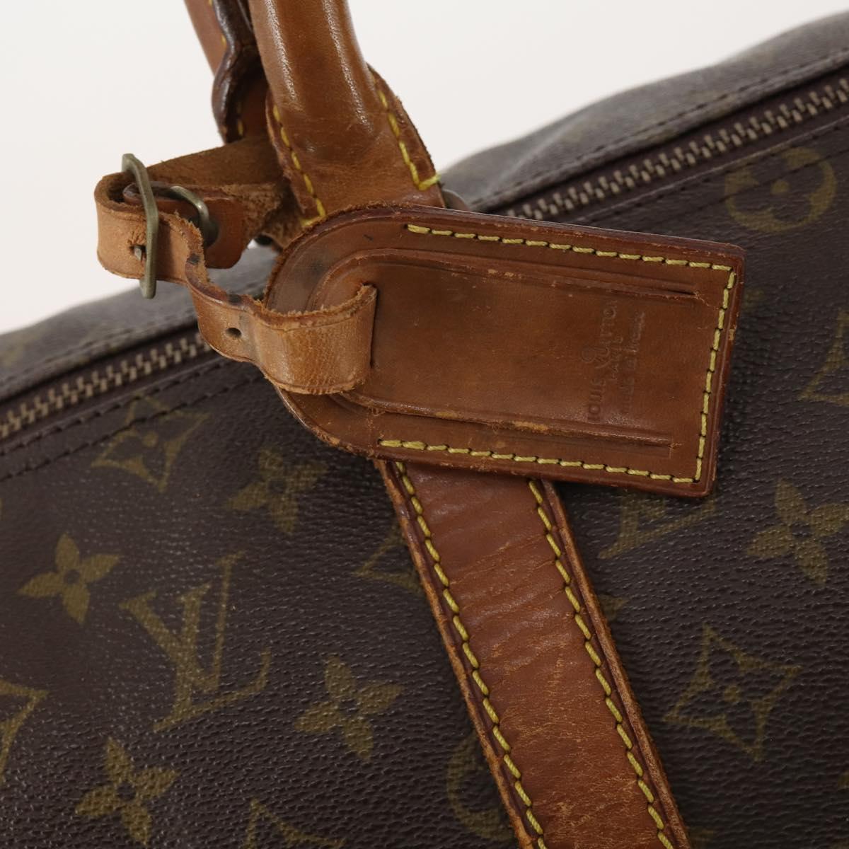 LOUIS VUITTON Monogram Keepall 50 Boston Bag M41426 LV Auth 185984