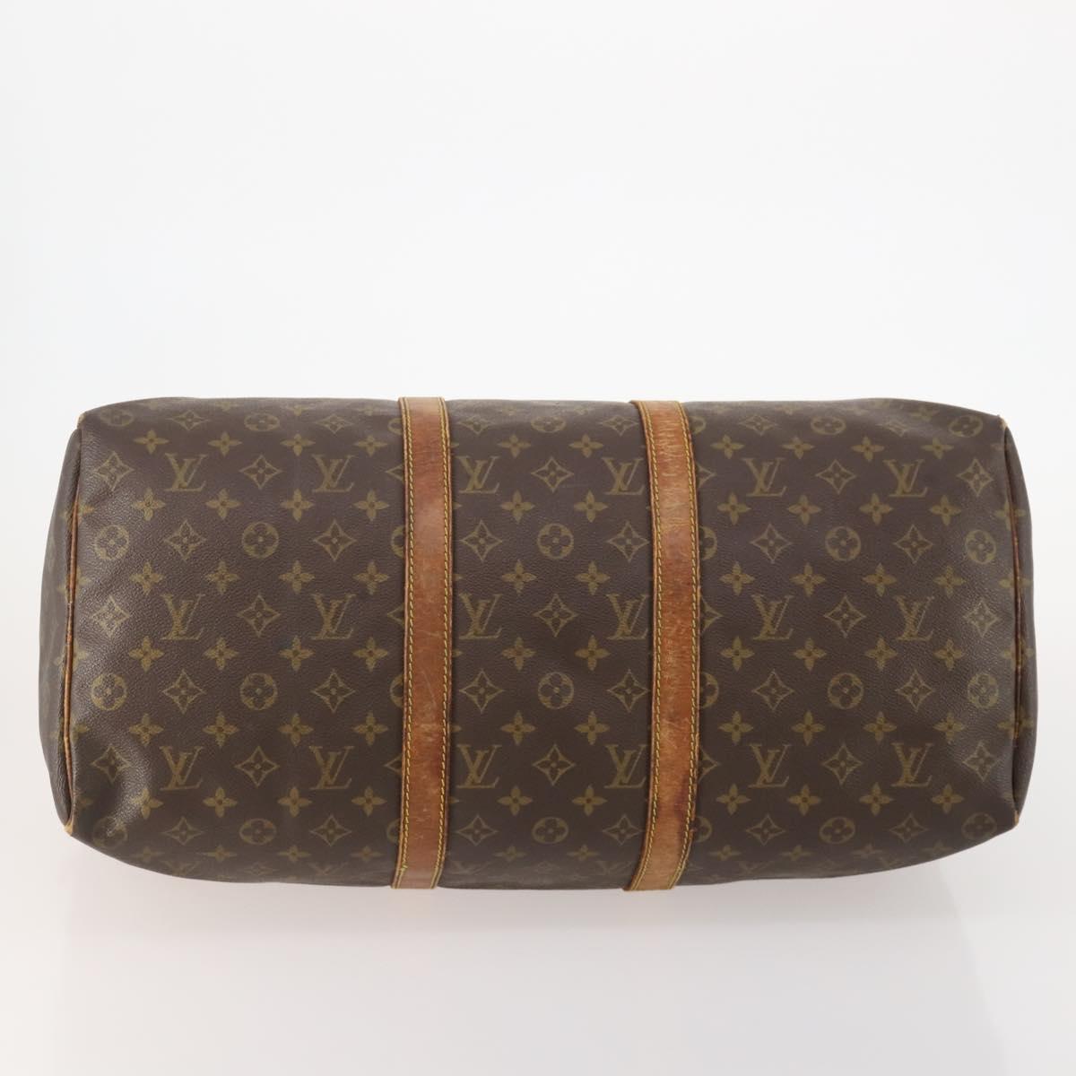 LOUIS VUITTON Monogram Keepall 50 Boston Bag M41426 LV Auth 185984