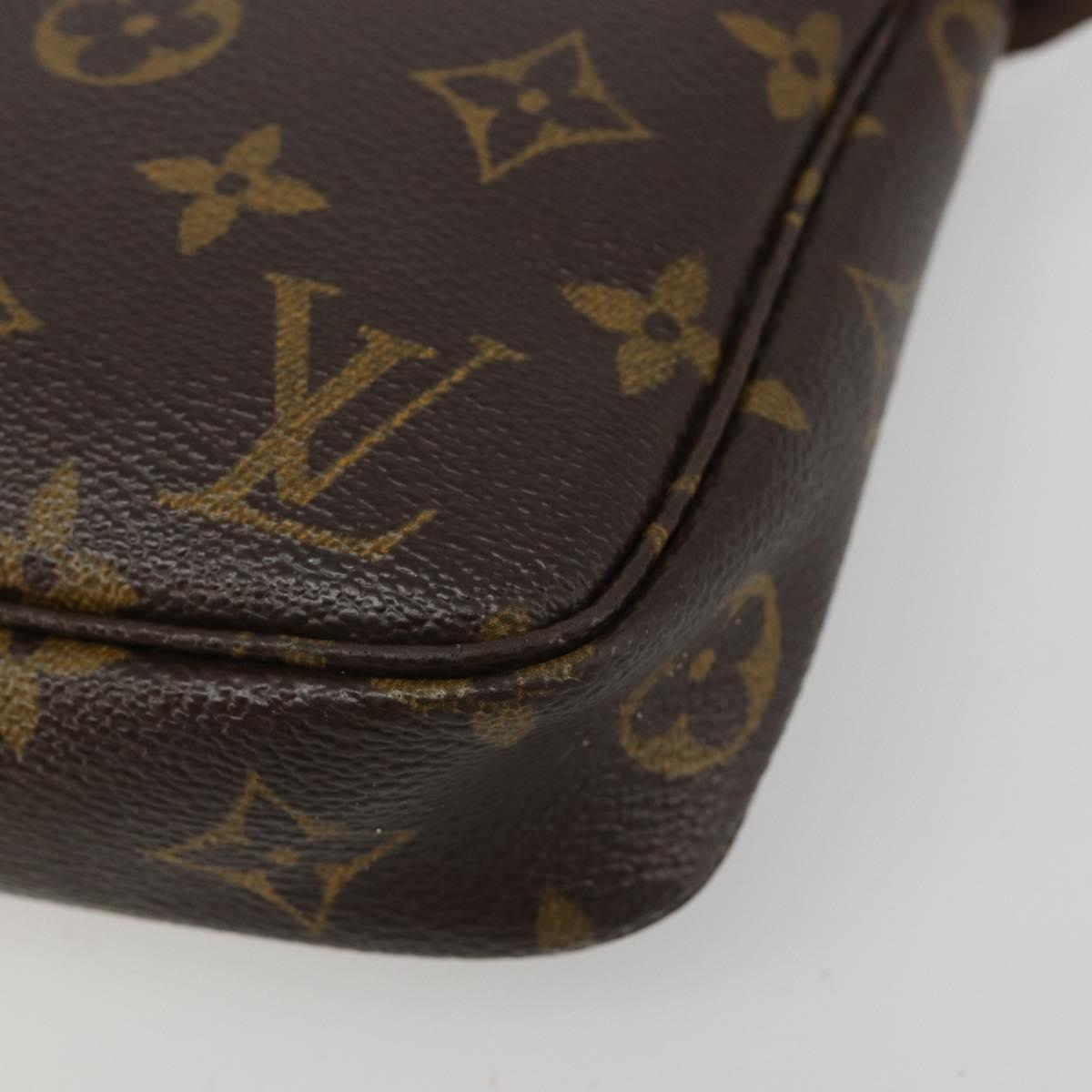 LOUIS VUITTON Monogram Pochette Accessoires Accessory Pouch M51980 Auth 185987A
