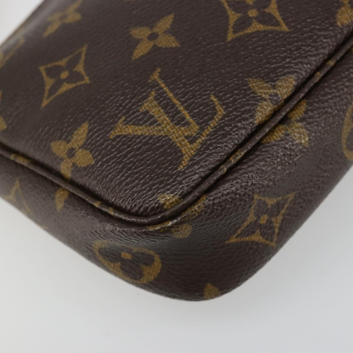 LOUIS VUITTON Monogram Pochette Accessoires Accessory Pouch M51980 Auth 185987A