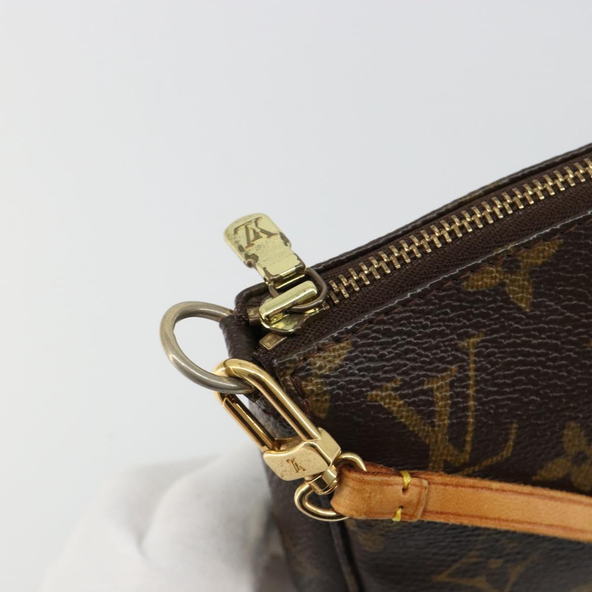 LOUIS VUITTON Monogram Pochette Accessoires Accessory Pouch M51980 Auth 185987A
