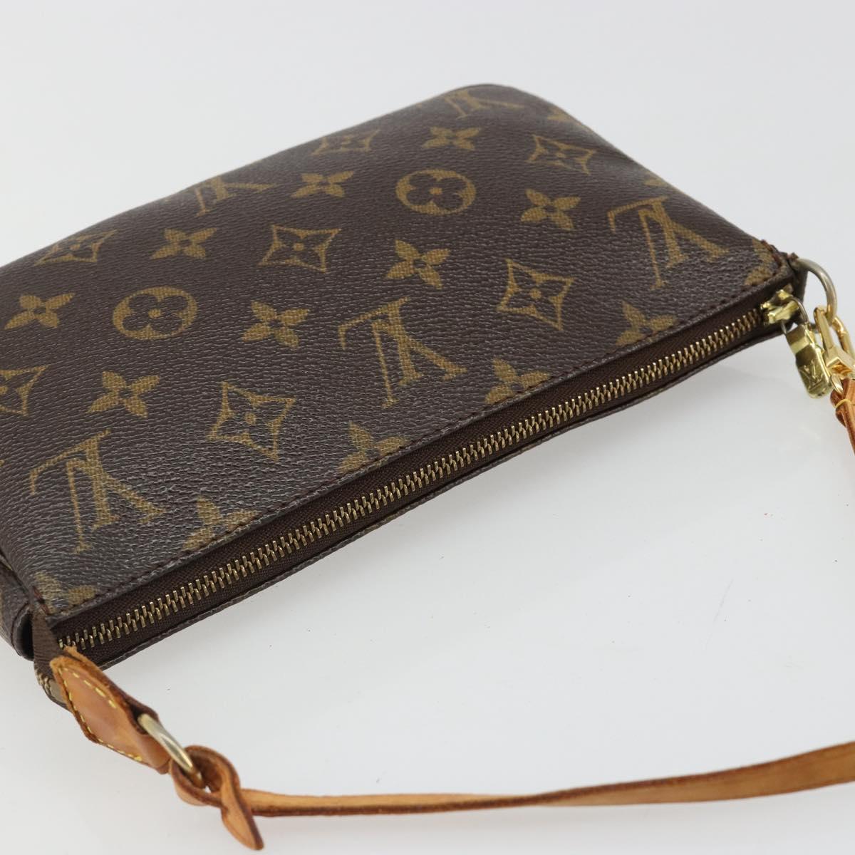 LOUIS VUITTON Monogram Pochette Accessoires Accessory Pouch M51980 Auth 185987A