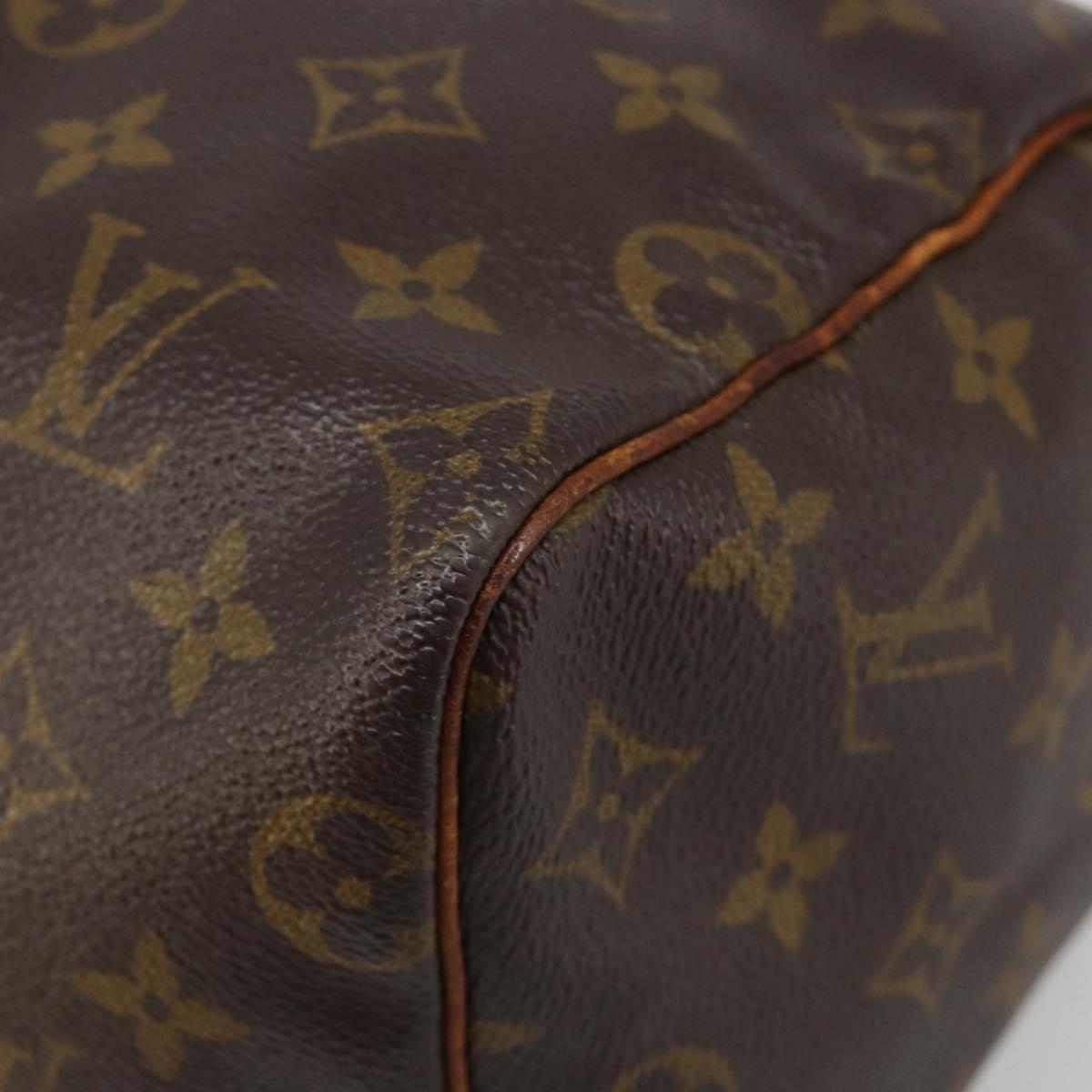 LOUIS VUITTON Monogram Speedy 25 Hand Bag M41528 LV Auth 185988