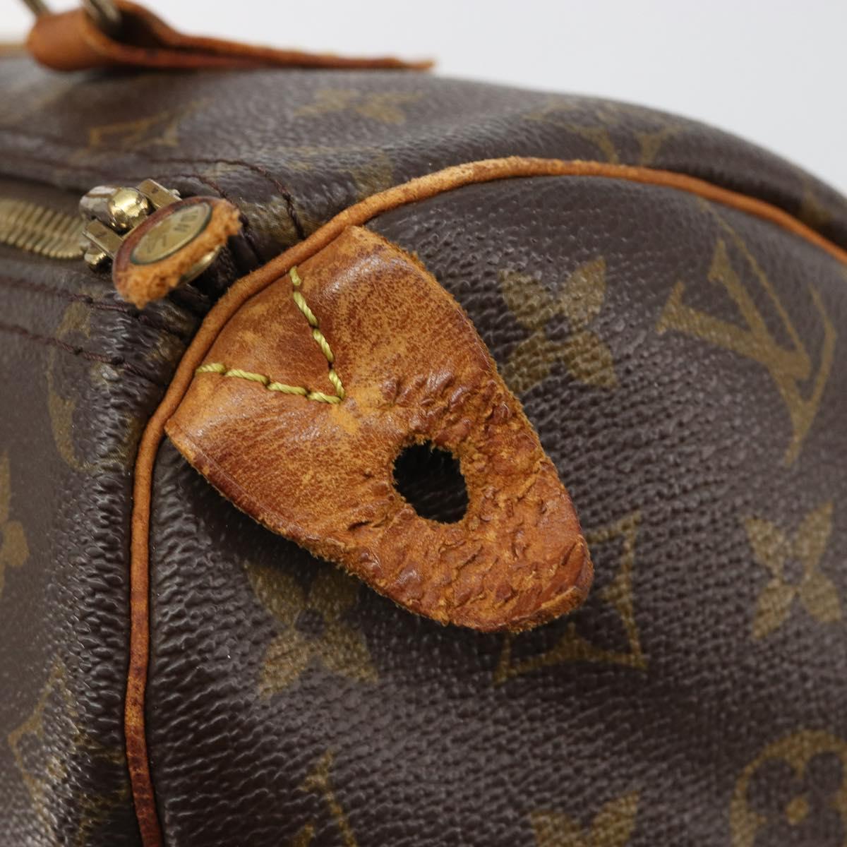 LOUIS VUITTON Monogram Speedy 25 Hand Bag M41528 LV Auth 185988