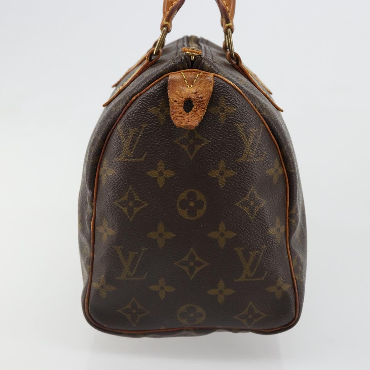 LOUIS VUITTON Monogram Speedy 25 Hand Bag M41528 LV Auth 185988