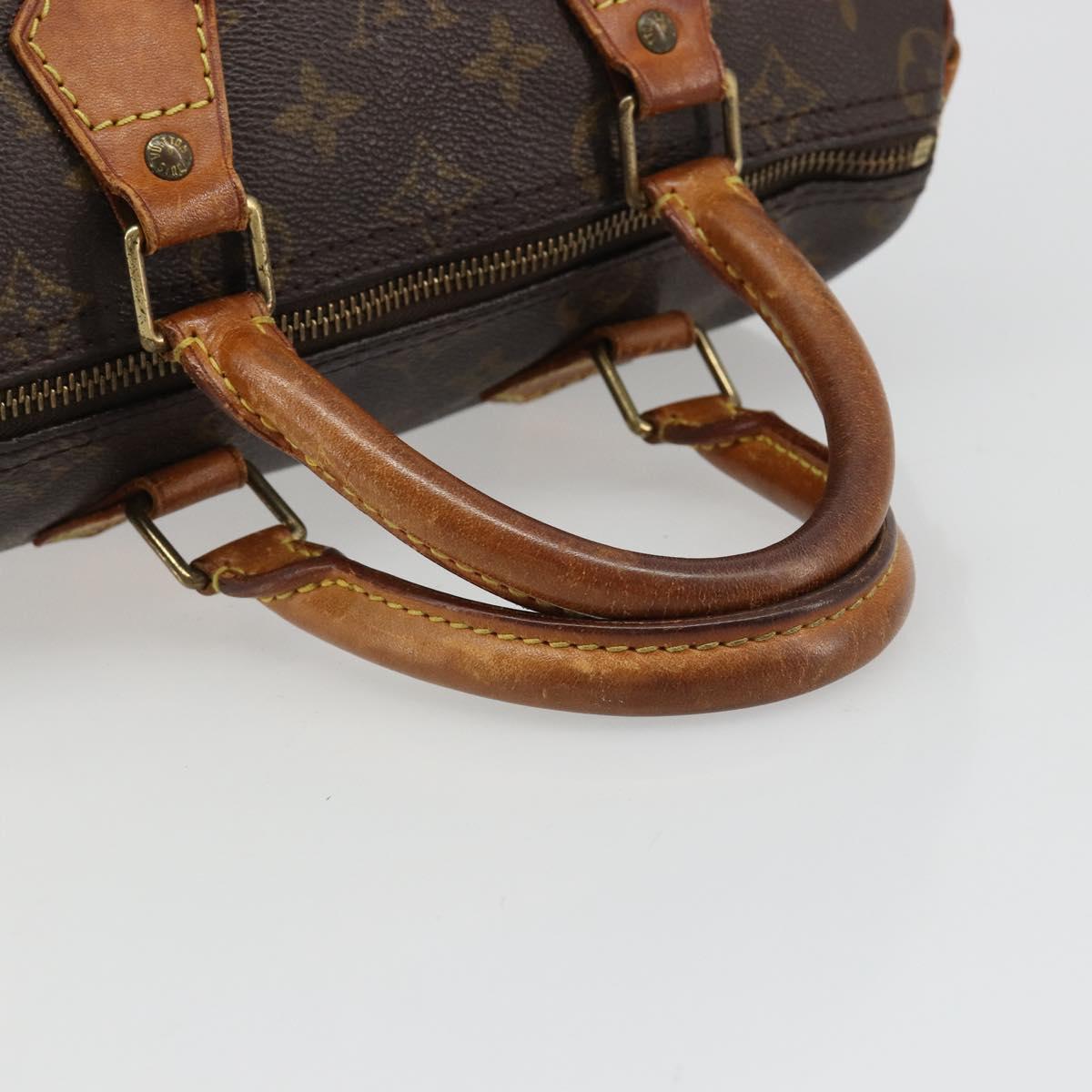 LOUIS VUITTON Monogram Speedy 25 Hand Bag M41528 LV Auth 185988