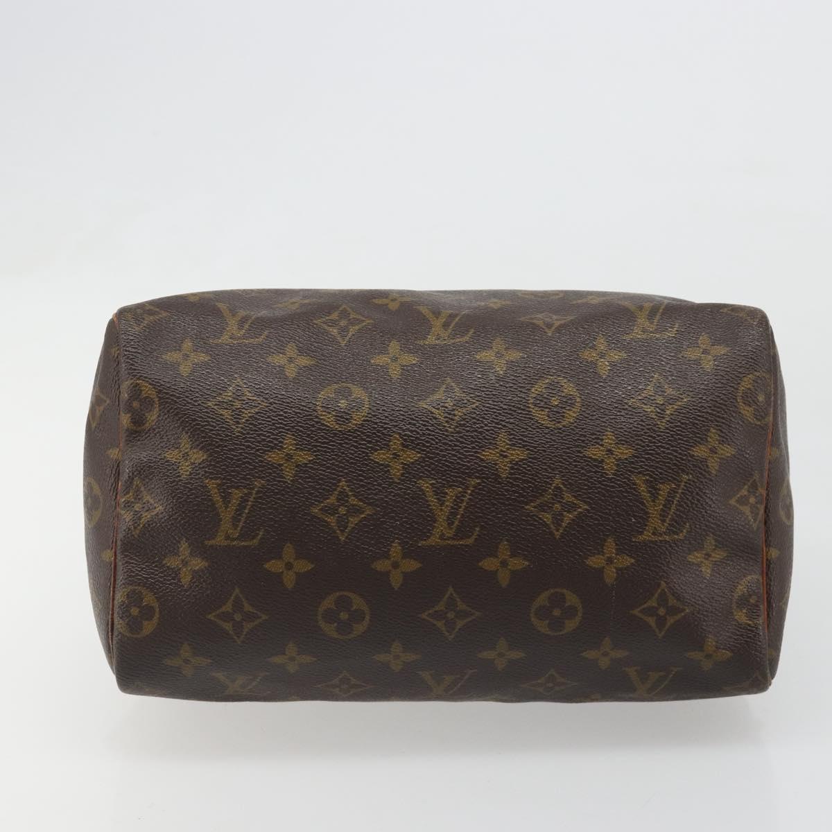 LOUIS VUITTON Monogram Speedy 25 Hand Bag M41528 LV Auth 185988