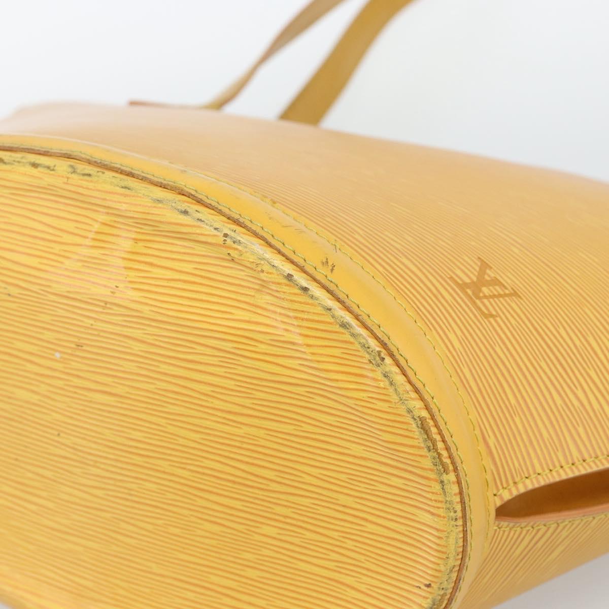 LOUIS VUITTON Epi Saint Jacques Shopping Bag Yellow M52269 LV Auth 185994