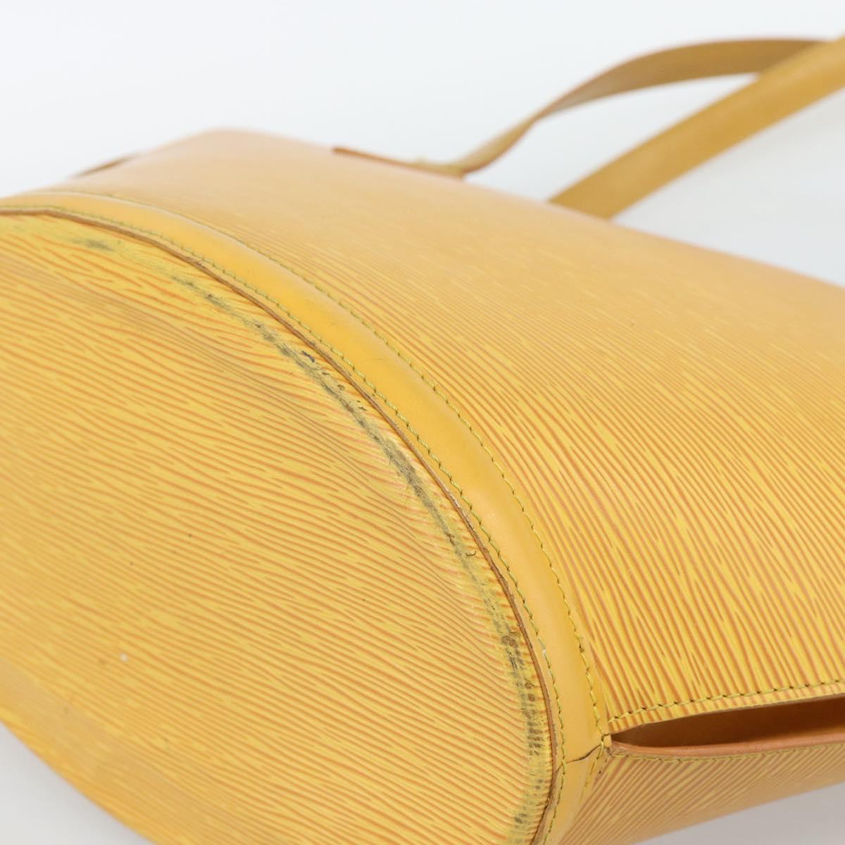 LOUIS VUITTON Epi Saint Jacques Shopping Bag Yellow M52269 LV Auth 185994