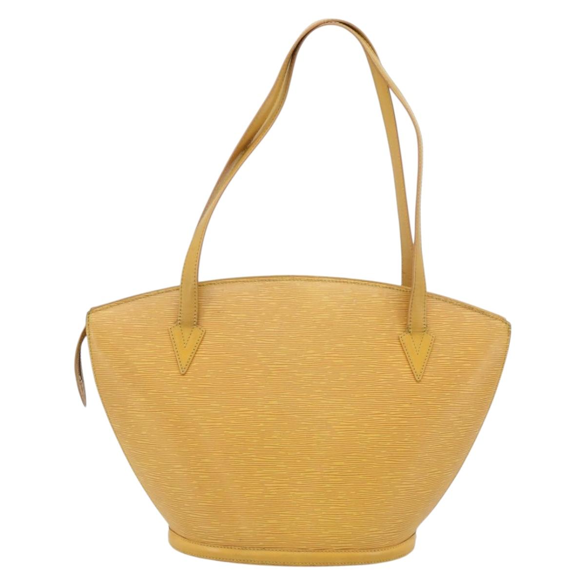 LOUIS VUITTON Epi Saint Jacques Shopping Bag Yellow M52269 LV Auth 185994