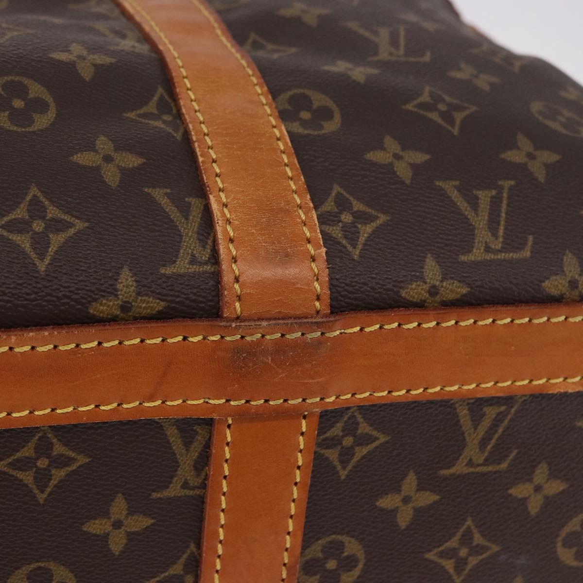 LOUIS VUITTON Monogram Sac Chasseur 55 Boston Bag M41922 LV Auth 186003